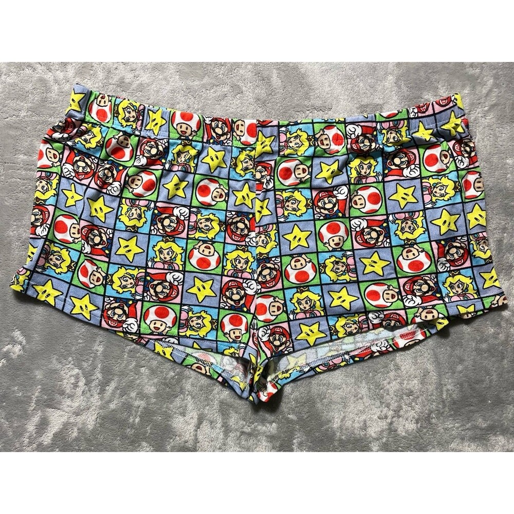 Super Mario Pajama Bottoms Shorts Women’s 2XL/2XG(18-20W)